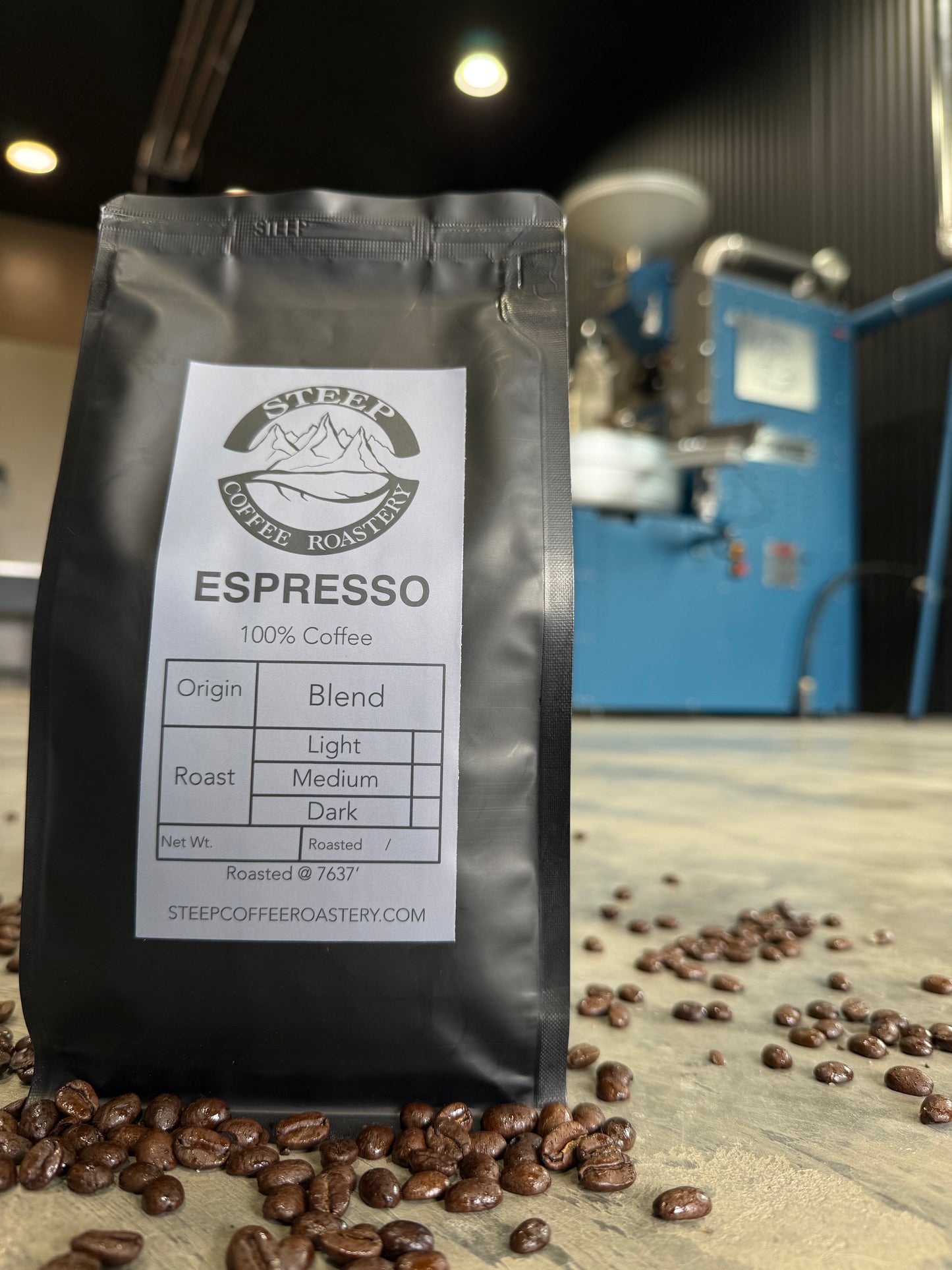 Espresso Coffee Blend - 3 Bean Blend - Medium Dark Roast